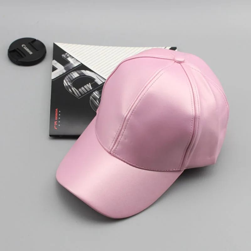 Casquette en Simili-Cuir Premium
