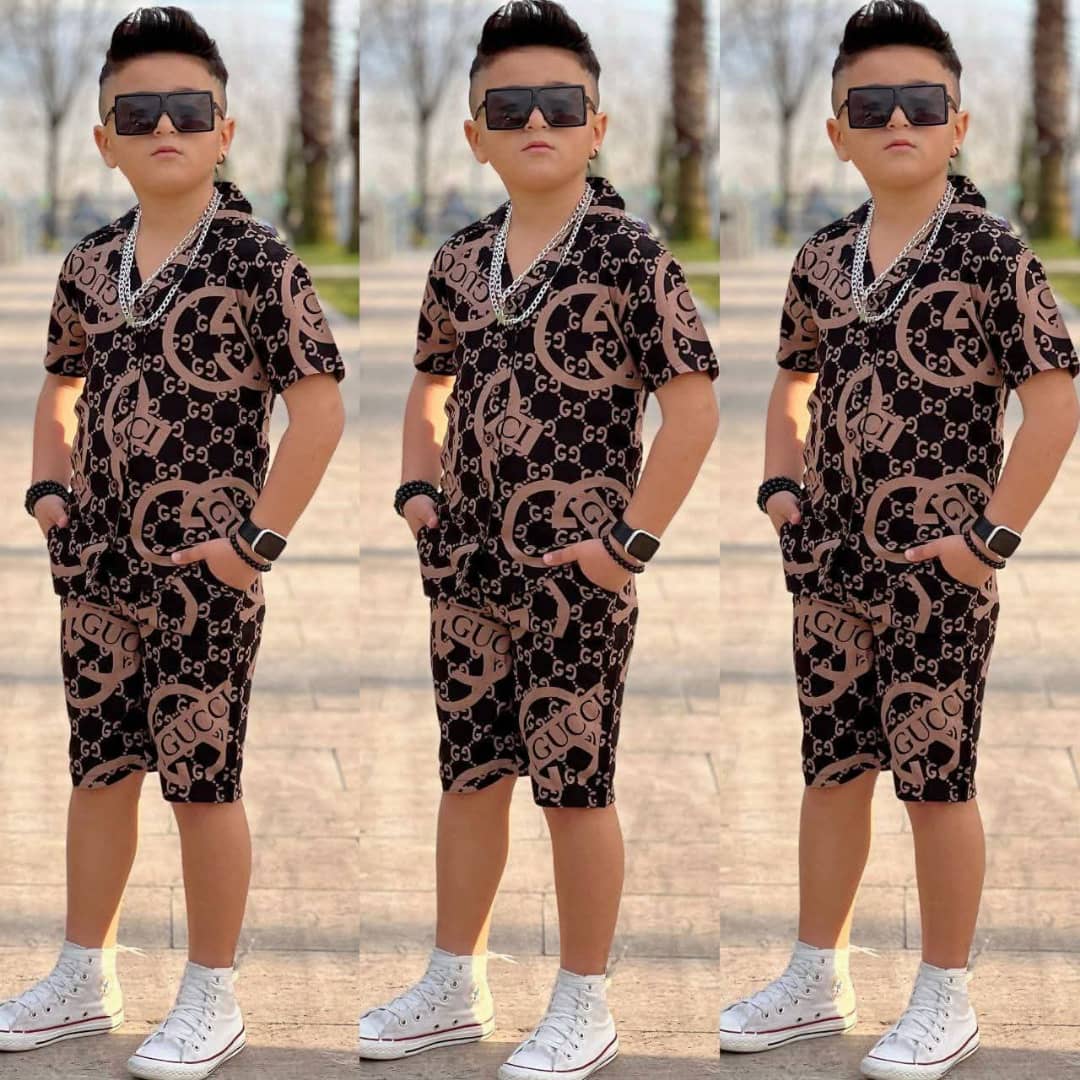 Collection Chemise-Short à Motifs Audacieux
