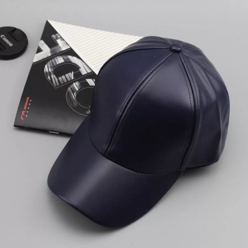 Casquette en Simili-Cuir Premium