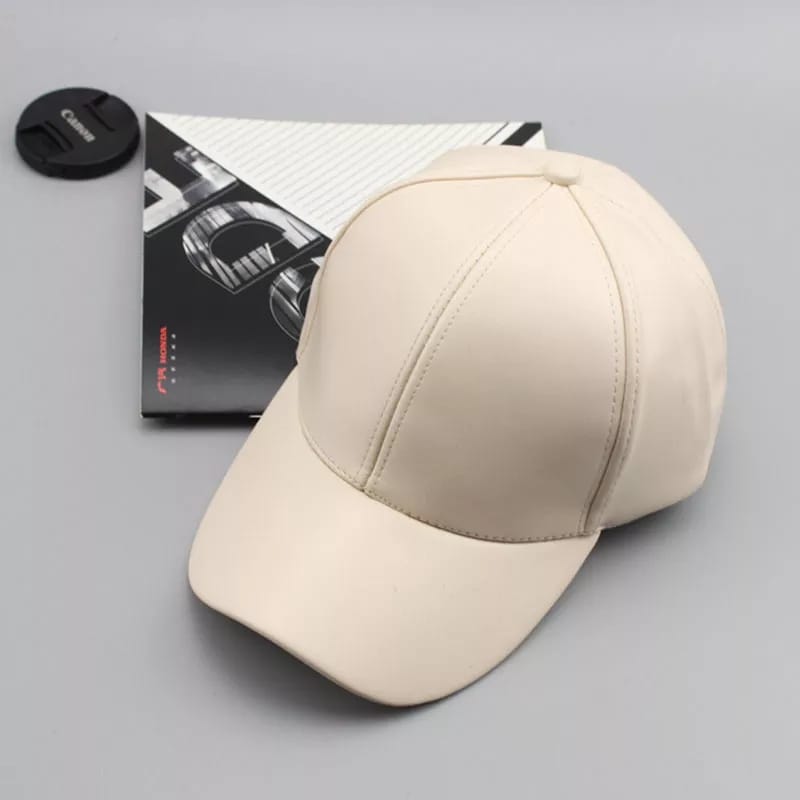 Casquette en Simili-Cuir Premium