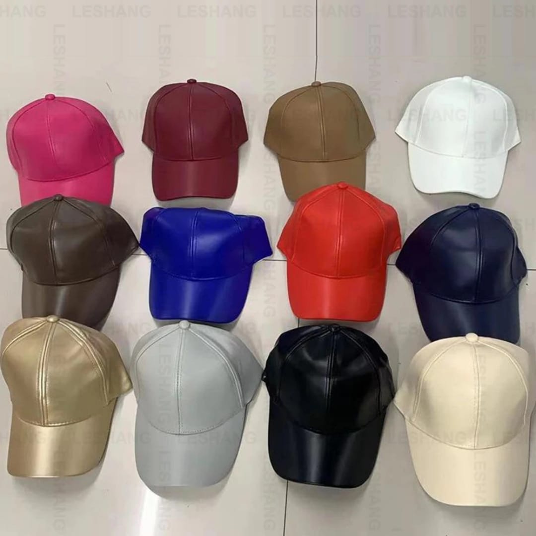 Casquette en Simili-Cuir Premium