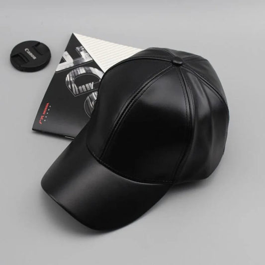 Casquette en Simili-Cuir Premium