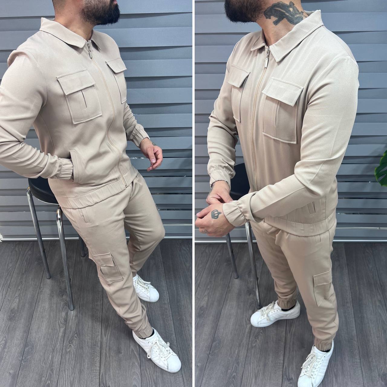 Ensemble Cargo Homme 2 Pièces